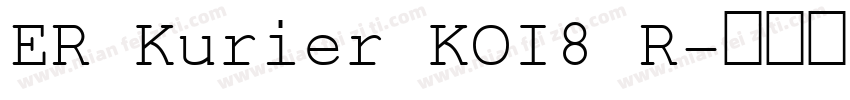 ER Kurier KOI8 R字体转换